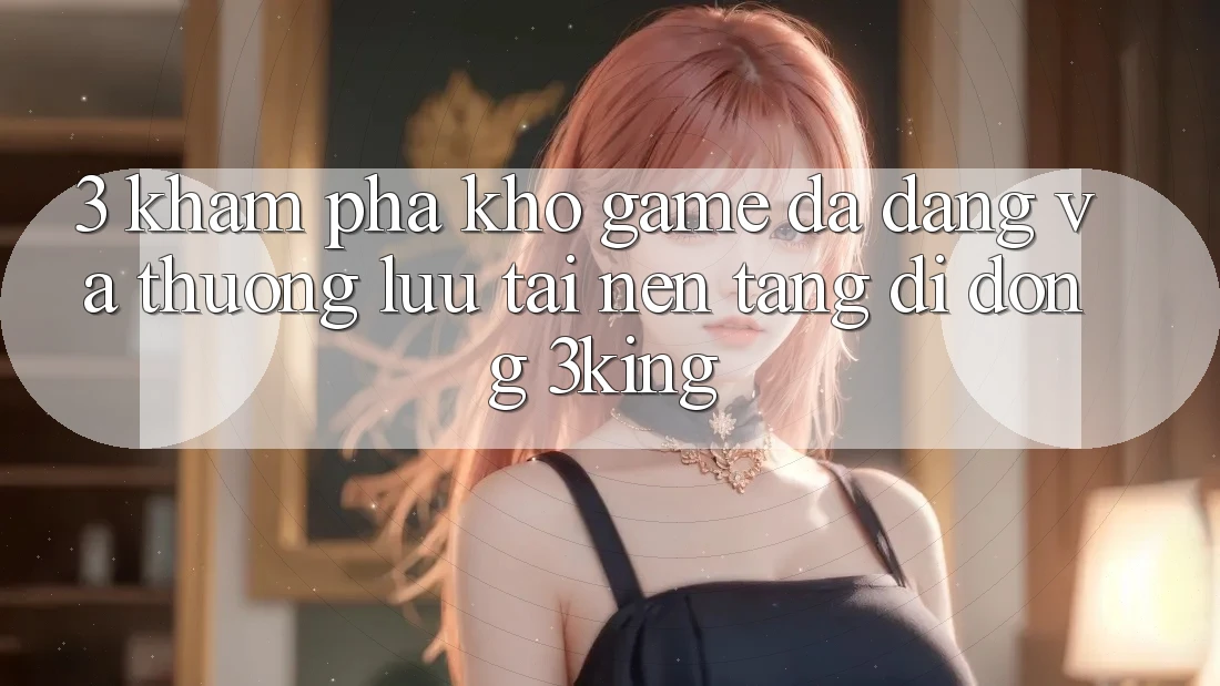 3. Khám Phá Kho Game Đa Dạng Và Thượng lưu Tại Nền tảng di động 3king