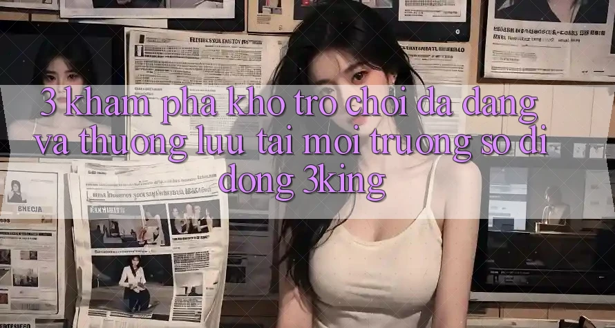 3. Khám Phá Kho Trò chơi Đa Dạng Và Thượng lưu Tại Môi trường số di động 3king