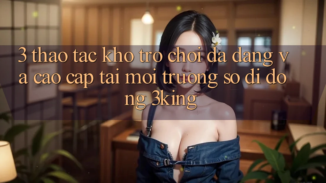 3. Thao tác Kho Trò chơi Đa Dạng Và Cao cấp Tại Môi trường số di động 3king