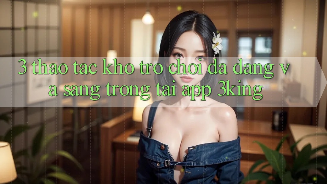 3. Thao tác Kho Trò chơi Đa Dạng Và Sang trọng Tại App 3king