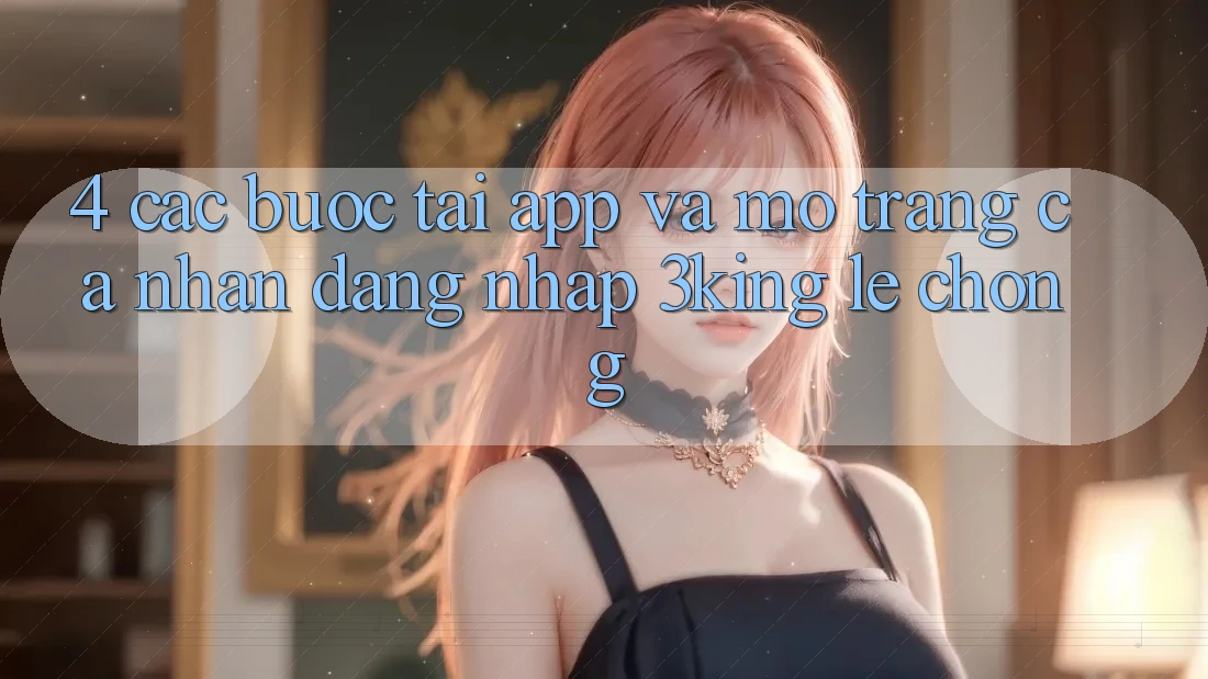 4. Các bước Tải App Và Mở trang cá nhân, Đăng Nhập 3king Lẹ Chóng