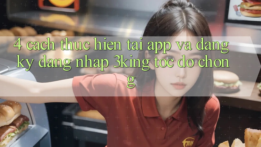 4. Cách thực hiện Tải App Và Đăng Ký, Đăng Nhập 3king Tốc độ Chóng