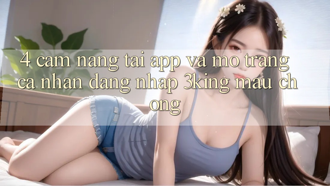 4. Cẩm nang Tải App Và Mở trang cá nhân, Đăng Nhập 3king Mau Chóng