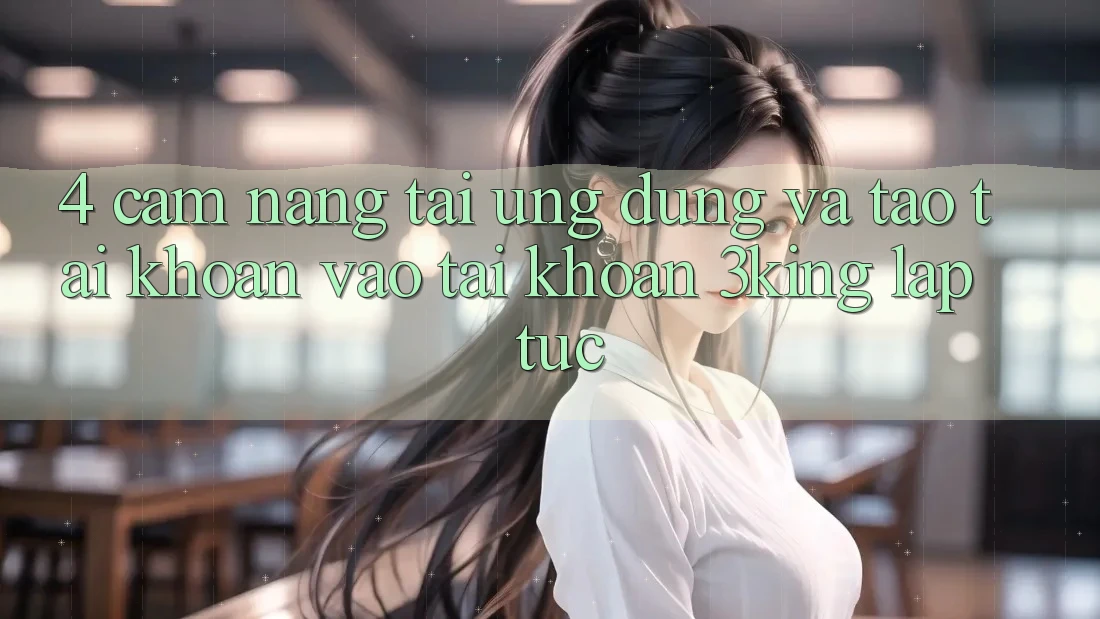 4. Cẩm nang Tải Ứng dụng Và Tạo tài khoản, Vào tài khoản 3king Lập tức
