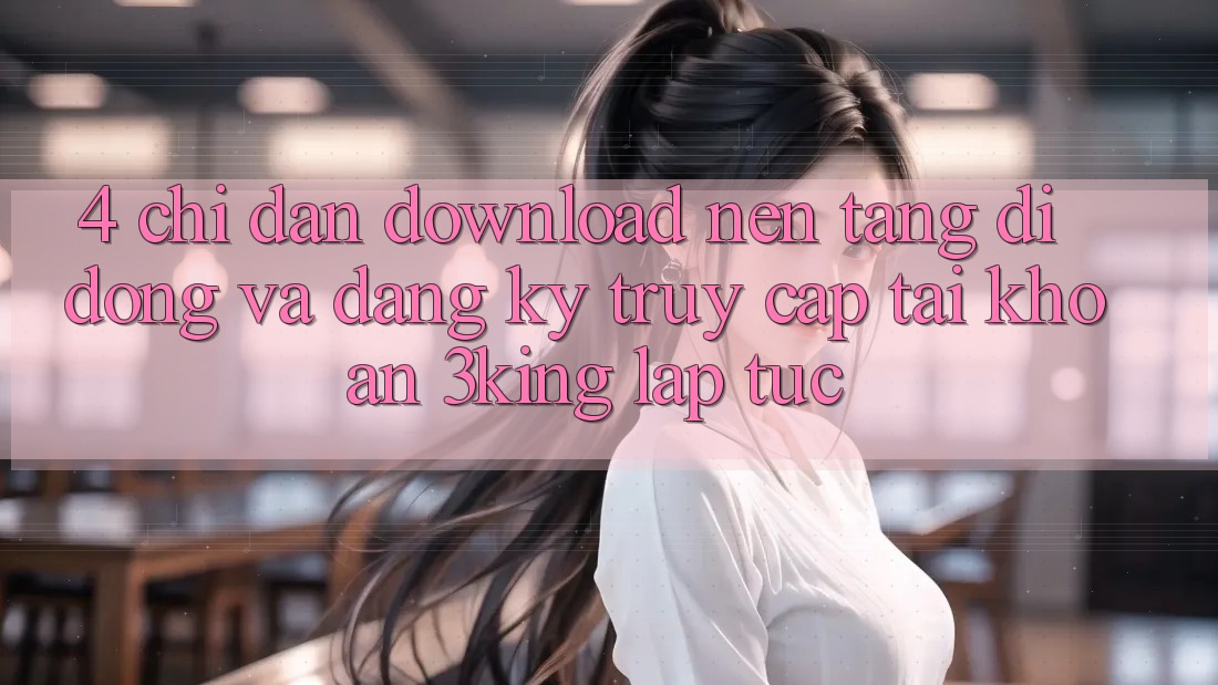 4. Chỉ dẫn Download Nền tảng di động Và Đăng Ký, Truy cập tài khoản 3king Lập tức