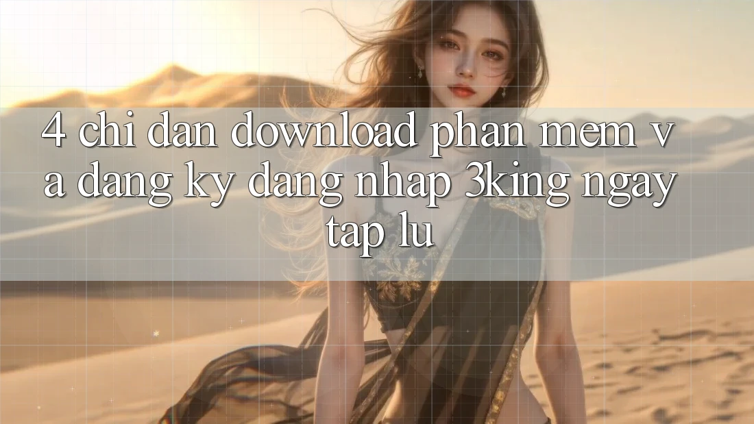 4. Chỉ dẫn Download Phần mềm Và Đăng Ký, Đăng Nhập 3king Ngay tắp lự