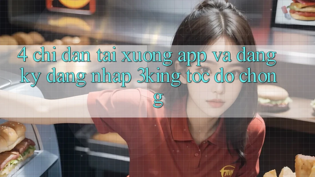 4. Chỉ dẫn Tải xuống App Và Đăng Ký, Đăng Nhập 3king Tốc độ Chóng
