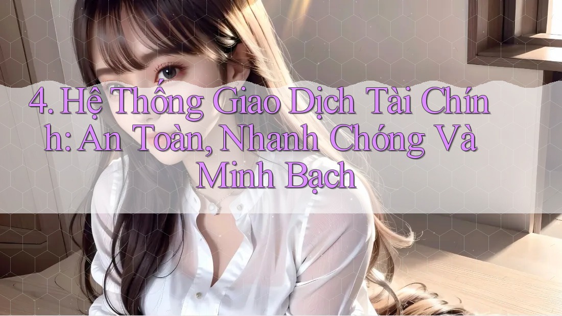 4. Hệ Thống Giao Dịch Tài Chính: An Toàn, Nhanh Chóng Và Minh Bạch