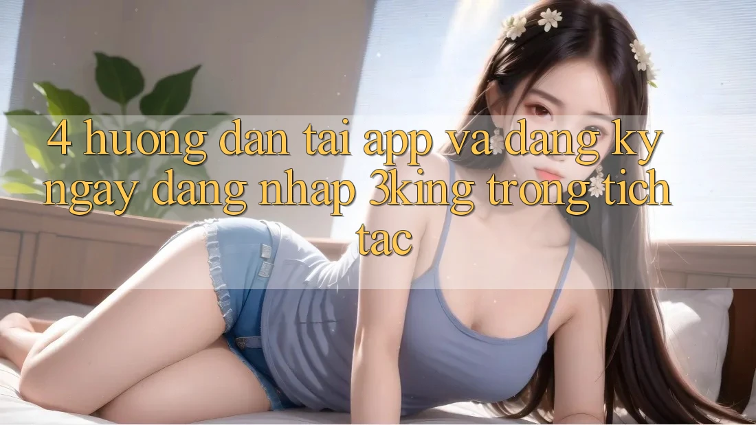 4. Hướng Dẫn Tải App Và Đăng ký ngay, Đăng Nhập 3king Trong tích tắc