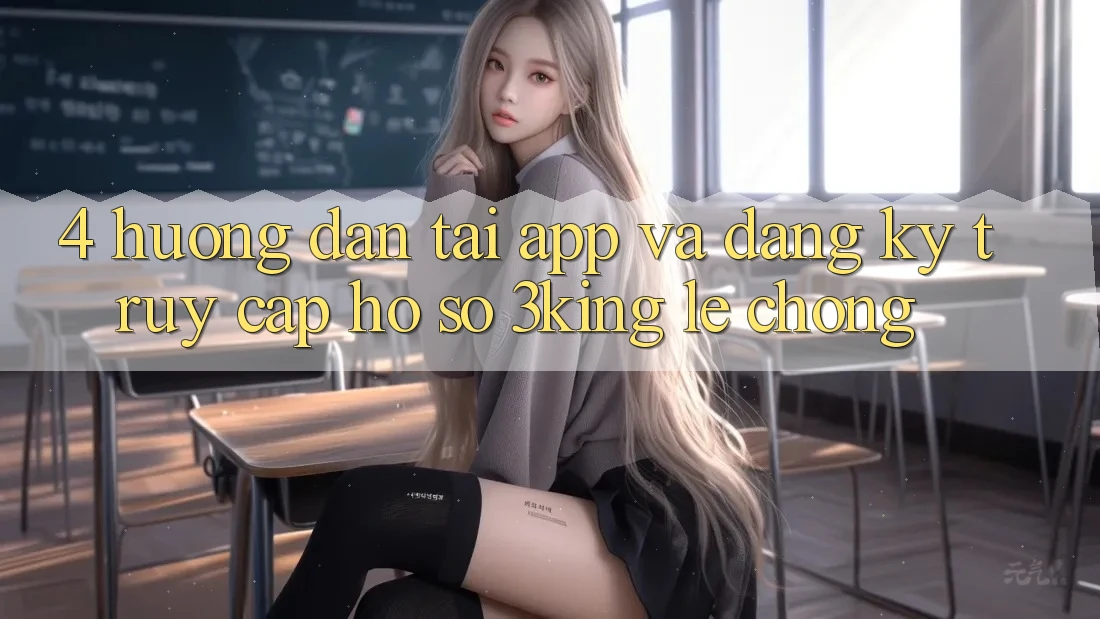 4. Hướng dẫn Tải App Và Đăng Ký, Truy cập hồ sơ 3king Lẹ Chóng