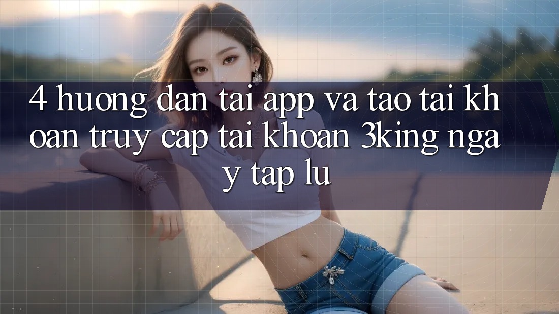 4. Hướng Dẫn Tải App Và Tạo tài khoản, Truy cập tài khoản 3king Ngay tắp lự