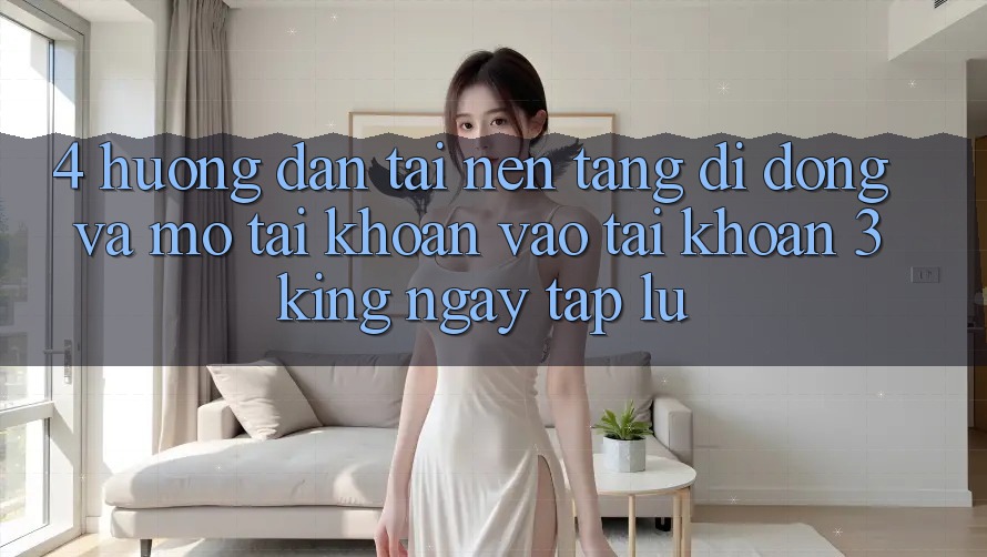 4. Hướng dẫn Tải Nền tảng di động Và Mở tài khoản, Vào tài khoản 3king Ngay tắp lự