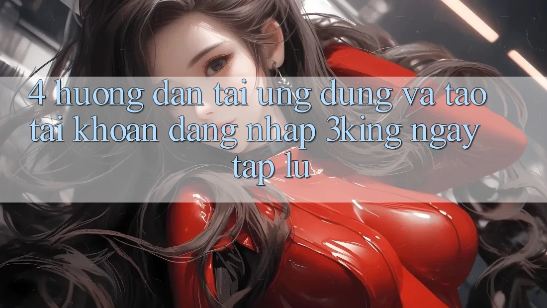 4. Hướng Dẫn Tải Ứng dụng Và Tạo tài khoản, Đăng Nhập 3king Ngay tắp lự