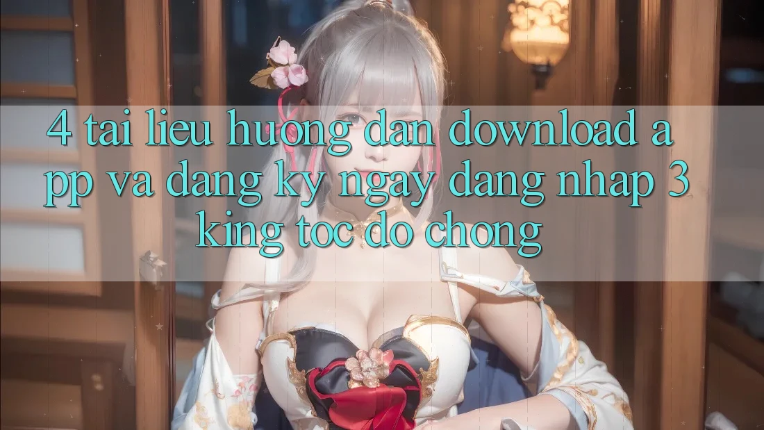 4. Tài liệu hướng dẫn Download App Và Đăng ký ngay, Đăng Nhập 3king Tốc độ Chóng