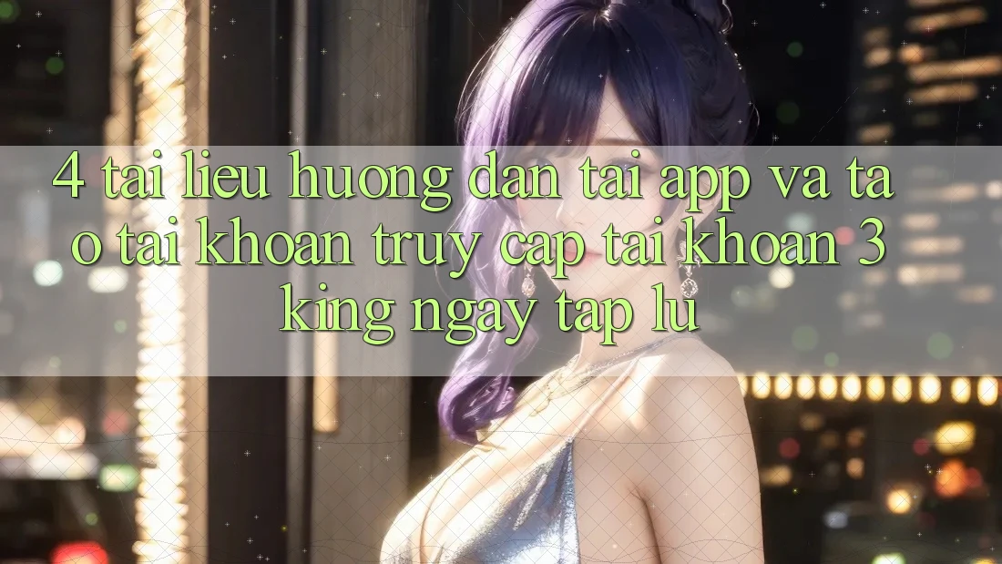 4. Tài liệu hướng dẫn Tải App Và Tạo tài khoản, Truy cập tài khoản 3king Ngay tắp lự