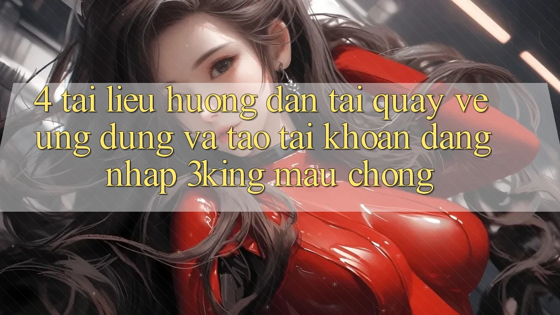 4. Tài liệu hướng dẫn Tải quay về Ứng dụng Và Tạo tài khoản, Đăng Nhập 3king Mau chóng