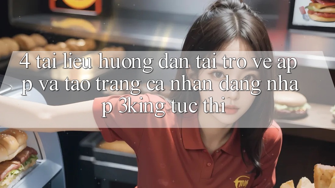 4. Tài liệu hướng dẫn Tải trở về App Và Tạo trang cá nhân, Đăng nhập 3king Tức thì