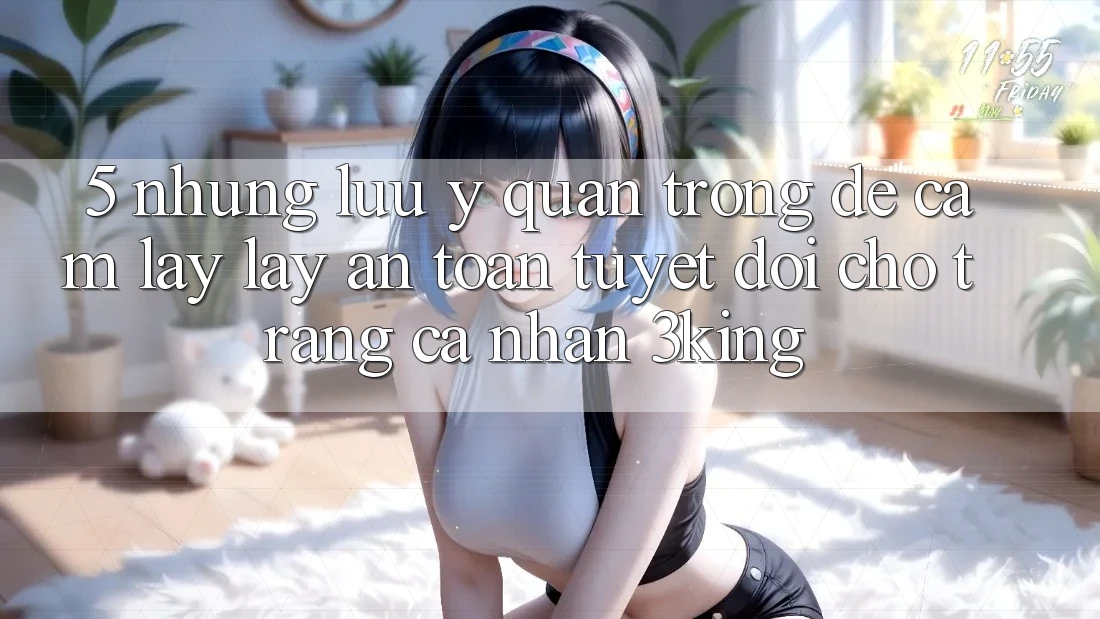 5. Những Lưu Ý Quan Trọng Để Cầm lấy lấy An Toàn Tuyệt Đối Cho Trang cá nhân 3king