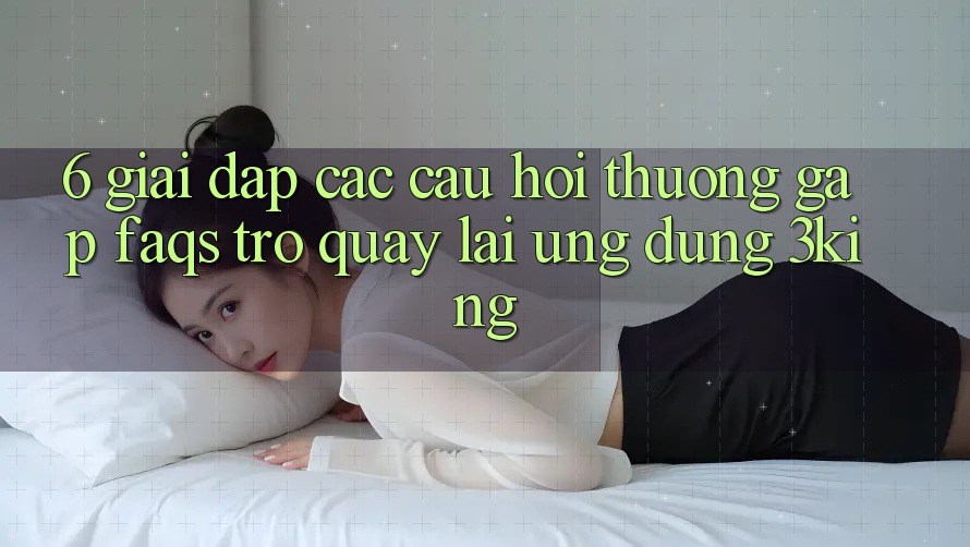 6. Giải Đáp Các Câu Hỏi Thường Gặp (FAQs) Trở quay lại Ứng dụng 3king