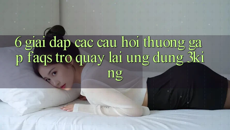 6. Giải Đáp Các Câu Hỏi Thường Gặp (FAQs) Trở quay lại Ứng dụng 3king