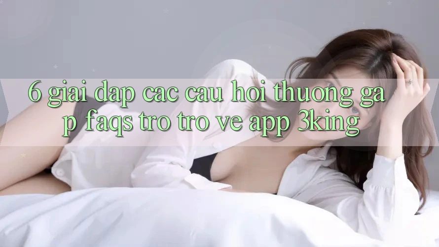 6. Giải Đáp Các Câu Hỏi Thường Gặp (FAQs) Trở trở về App 3king