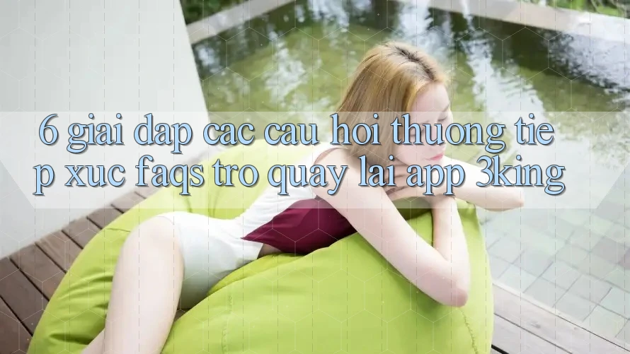 6. Giải Đáp Các Câu Hỏi Thường Tiếp xúc (FAQs) Trở quay lại App 3king