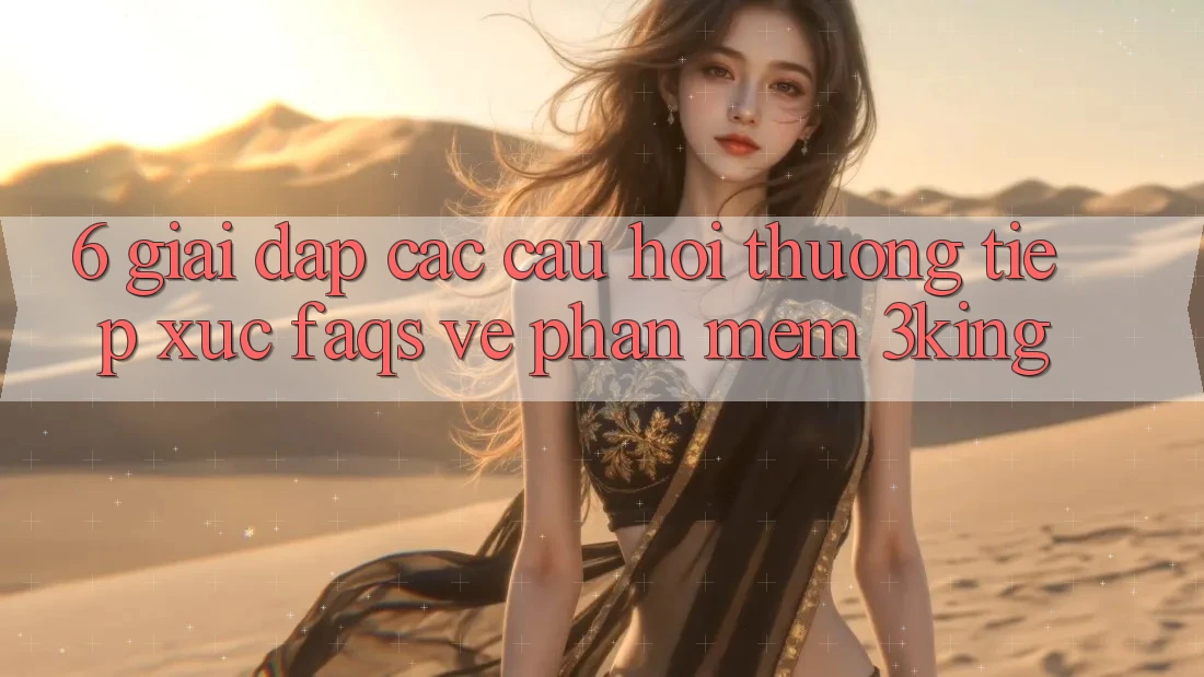 6. Giải Đáp Các Câu Hỏi Thường Tiếp xúc (FAQs) Về Phần mềm 3king