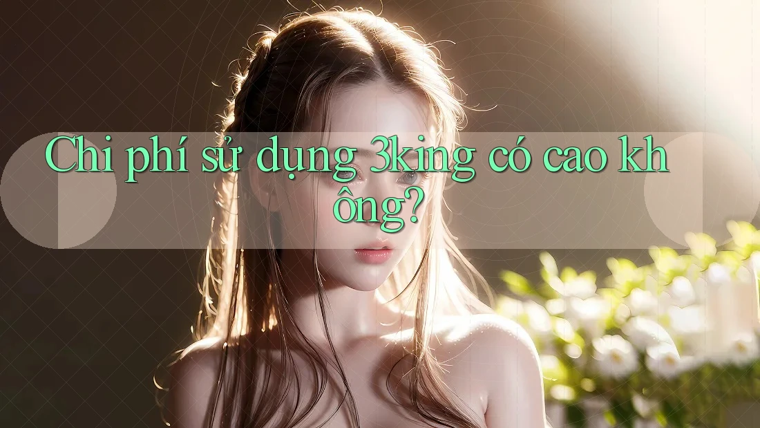 Chi phí sử dụng 3king có cao không?