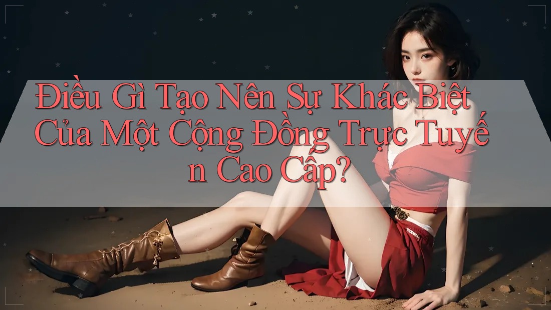 Điều Gì Tạo Nên Sự Khác Biệt Của Một Cộng Đồng Trực Tuyến Cao Cấp?