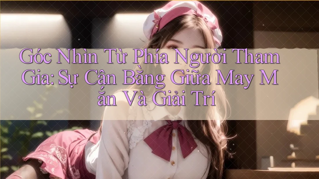 Góc Nhìn Từ Phía Người Tham Gia: Sự Cân Bằng Giữa May Mắn Và Giải Trí