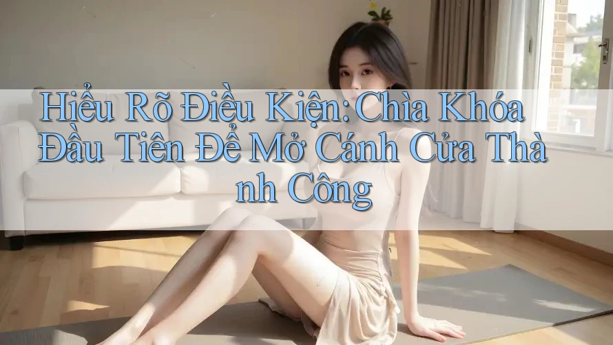 Hiểu Rõ Điều Kiện: Chìa Khóa Đầu Tiên Để Mở Cánh Cửa Thành Công
