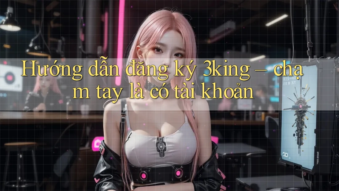 Hướng dẫn đăng ký 3king – chạm tay là có tài khoản