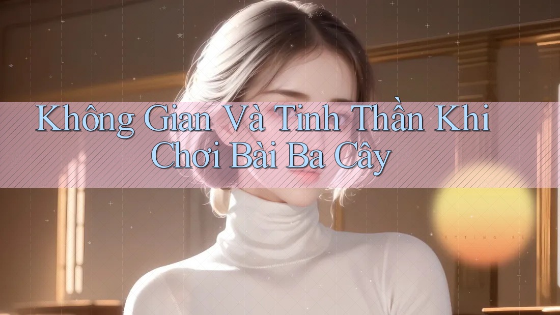 Không Gian Và Tinh Thần Khi Chơi Bài Ba Cây
