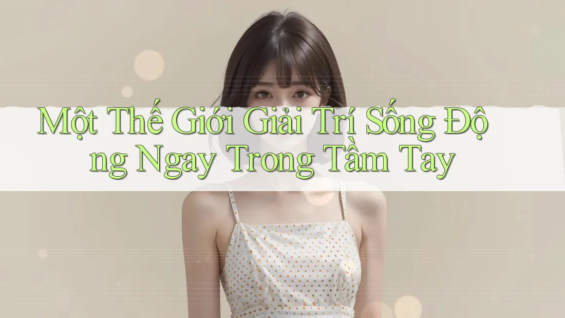 Một Thế Giới Giải Trí Sống Động Ngay Trong Tầm Tay
