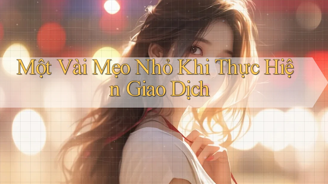 Một Vài Mẹo Nhỏ Khi Thực Hiện Giao Dịch