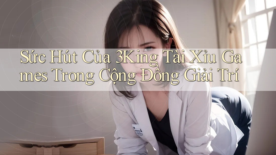 Sức Hút Của 3King Tài Xỉu Games Trong Cộng Đồng Giải Trí