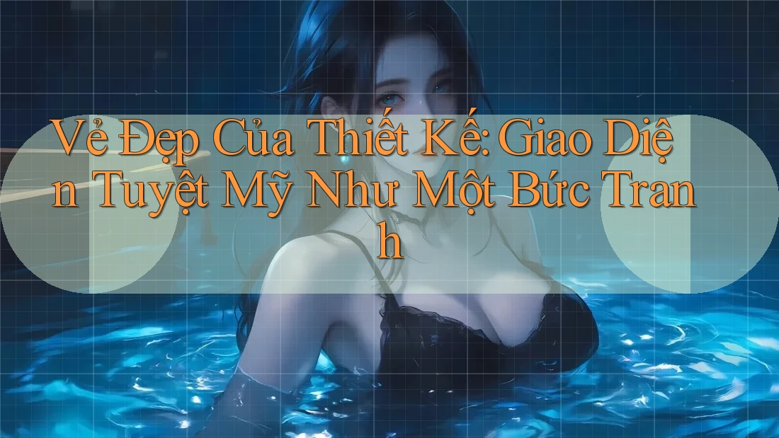 Vẻ Đẹp Của Thiết Kế: Giao Diện Tuyệt Mỹ Như Một Bức Tranh